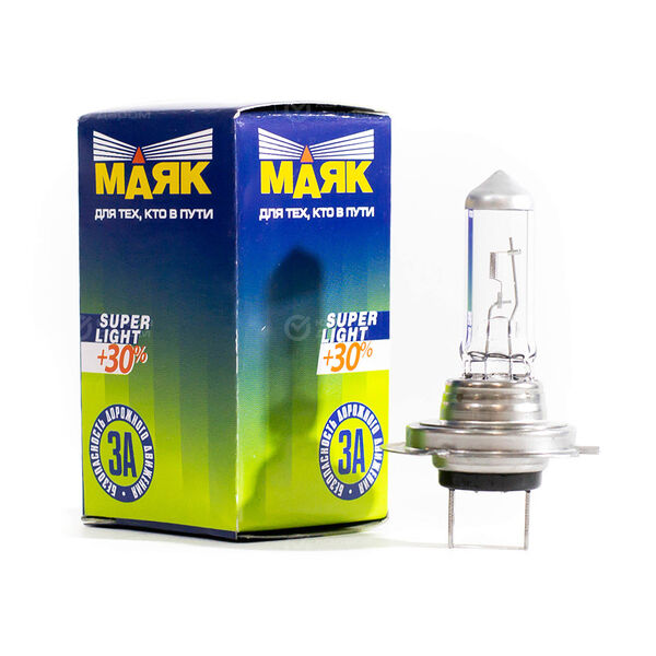 Лампа Маяк Super Light+30 - H7-55 Вт, 1 шт. в Саратове