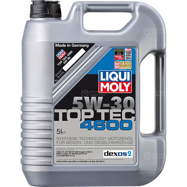 Моторное масло Liqui Moly Top Tec 4600 5W-30, 5 л в Глазове