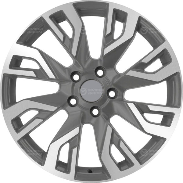 Колесный диск Carwel Чеко 1809  7xR18 5x114.3 ET35 DIA60.1 серый с полированной лицевой частью в Таганроге