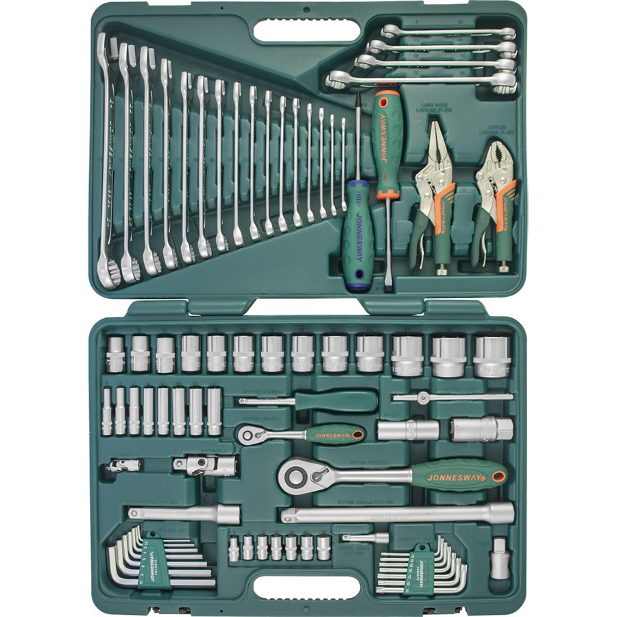 Инструменты Jonnesway Набор инструмента Jonnesway 1/4 и 1/2 Dr 78 предметов
