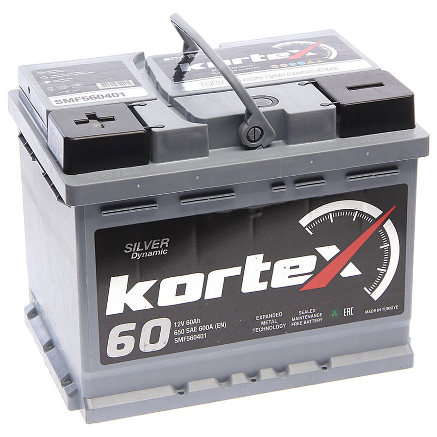 Автомобильный аккумулятор KORTEX Silver Dynamic 60 Ач L2 12077₽