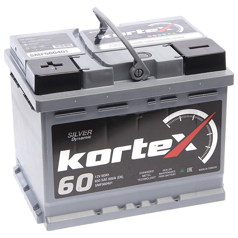 Автомобильный аккумулятор KORTEX Silver Dynamic 60 Ач L2