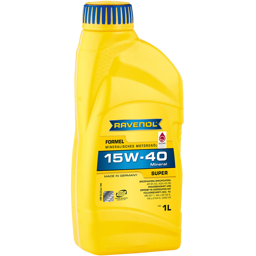 Моторное масло Ravenol Formel Diesel Super 15W-40, 1 л