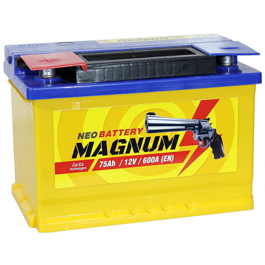 Magnum Автомобильный аккумулятор Magnum 75 Ач прямая полярность L3 magnum автомобильный аккумулятор magnum 60 ач обратная полярность l2