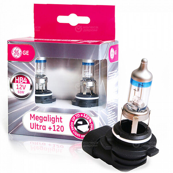 Лампа General Electric Megalight Ultra+120 - HB4-60/55 Вт-3000К, 2 шт. в Ноябрьске