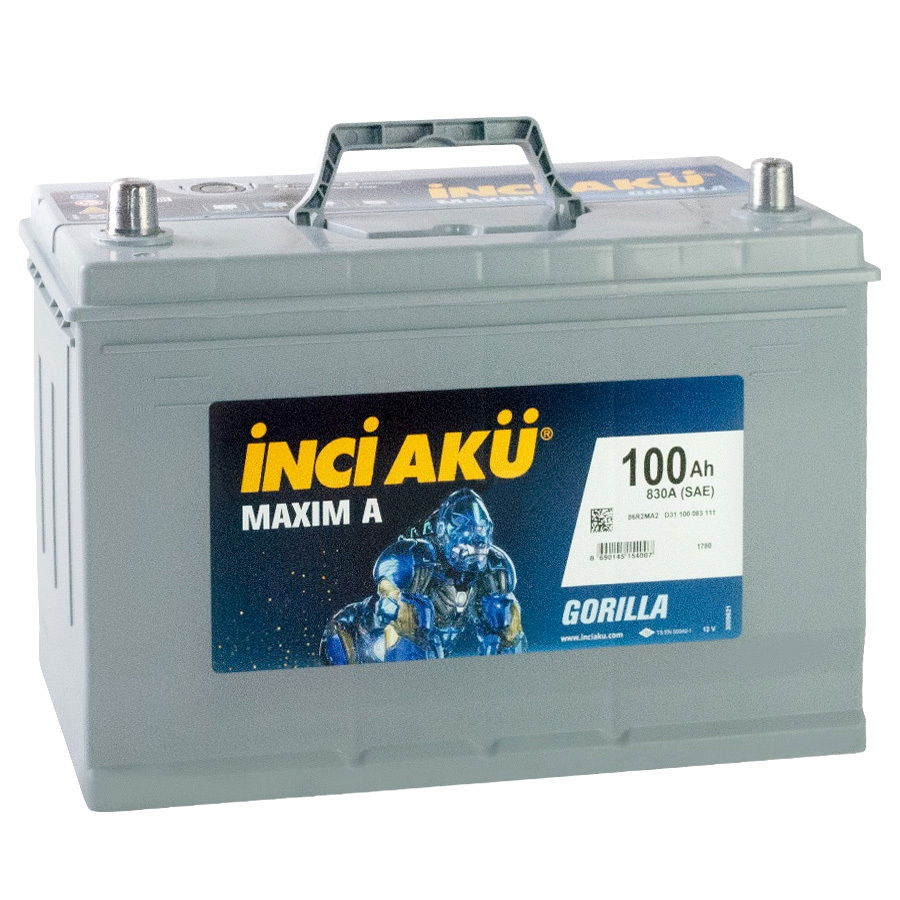 Inci Aku Автомобильный аккумулятор Inci Aku Maxim A 100 Ач прямая полярность D31R