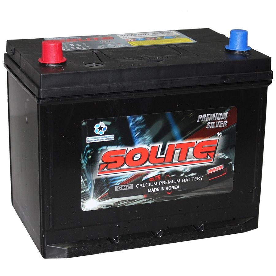 Solite Автомобильный аккумулятор Solite 95 Ач прямая полярность D26R компрессоры колёса даром автомобильный компрессор колёса даром r15