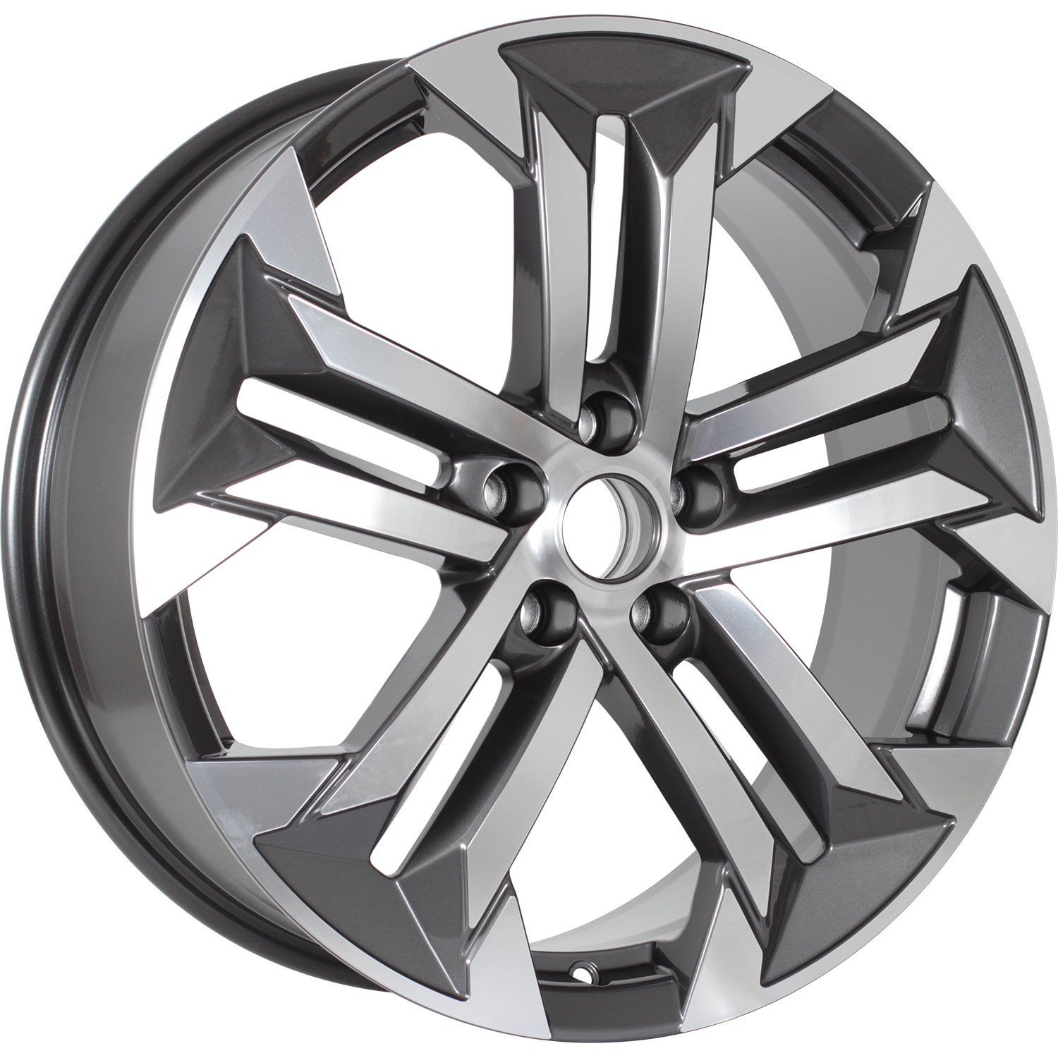 Колесный диск СКАД Premium Series КР015 (19_Geely Tugella) 7.5x19/5x108 D63.35 ET46 Diamond_gloss_graphite