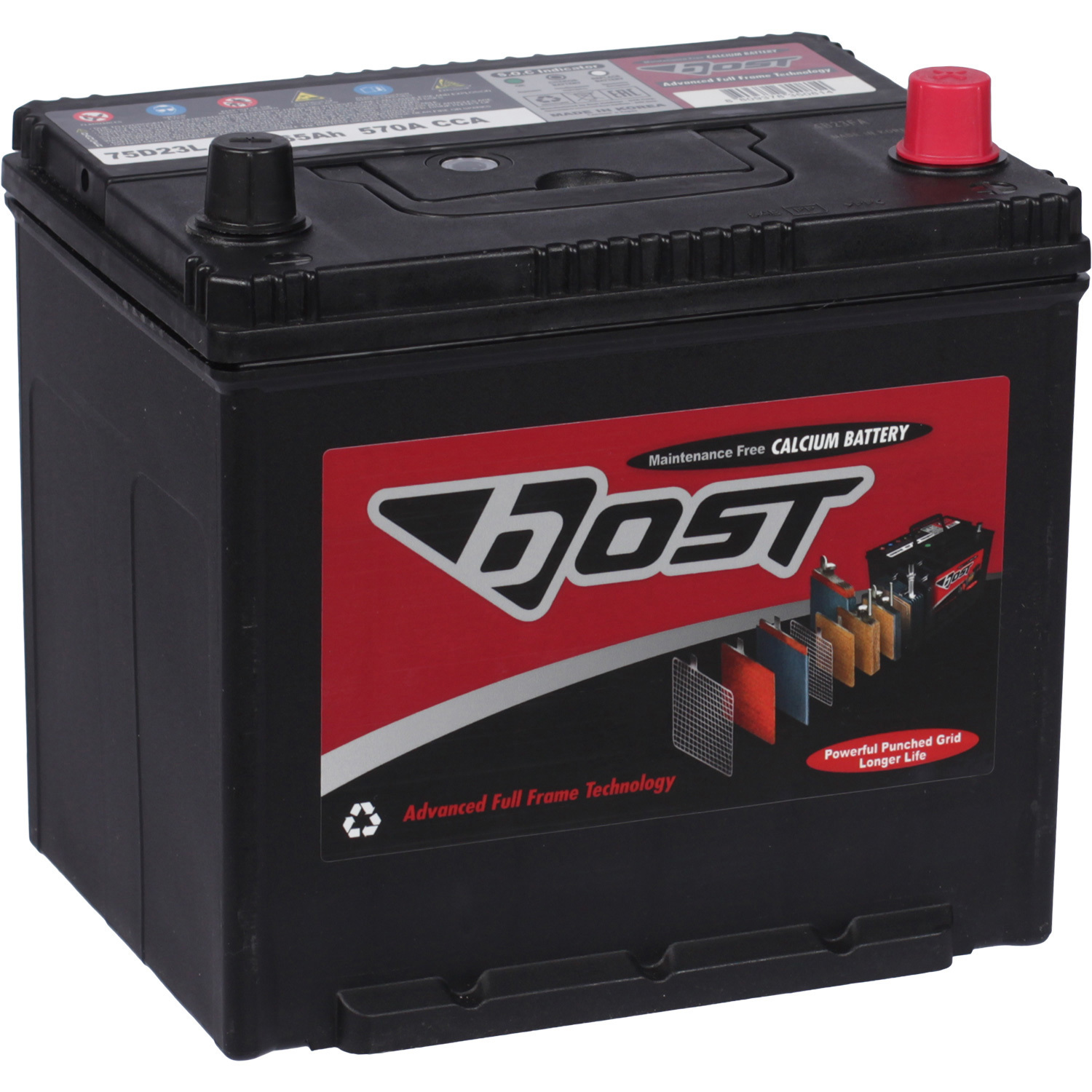 Bost Автомобильный аккумулятор Bost 65 Ач обратная полярность D23L