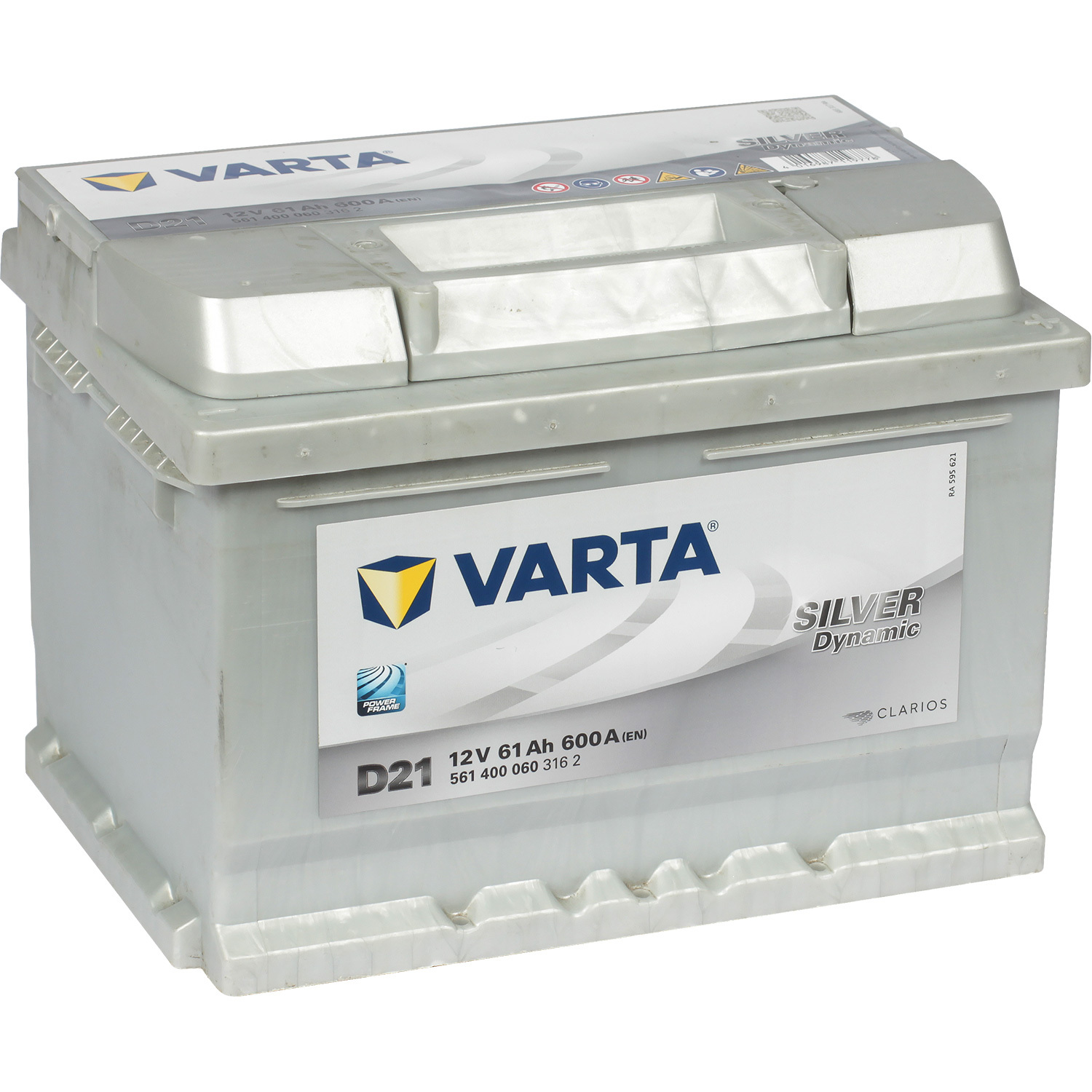 Varta Автомобильный аккумулятор Varta Silver Dynamic 561 400 060 61 Ач обратная полярность LB2 батарея аккумулятор для ноутбука samsung r540