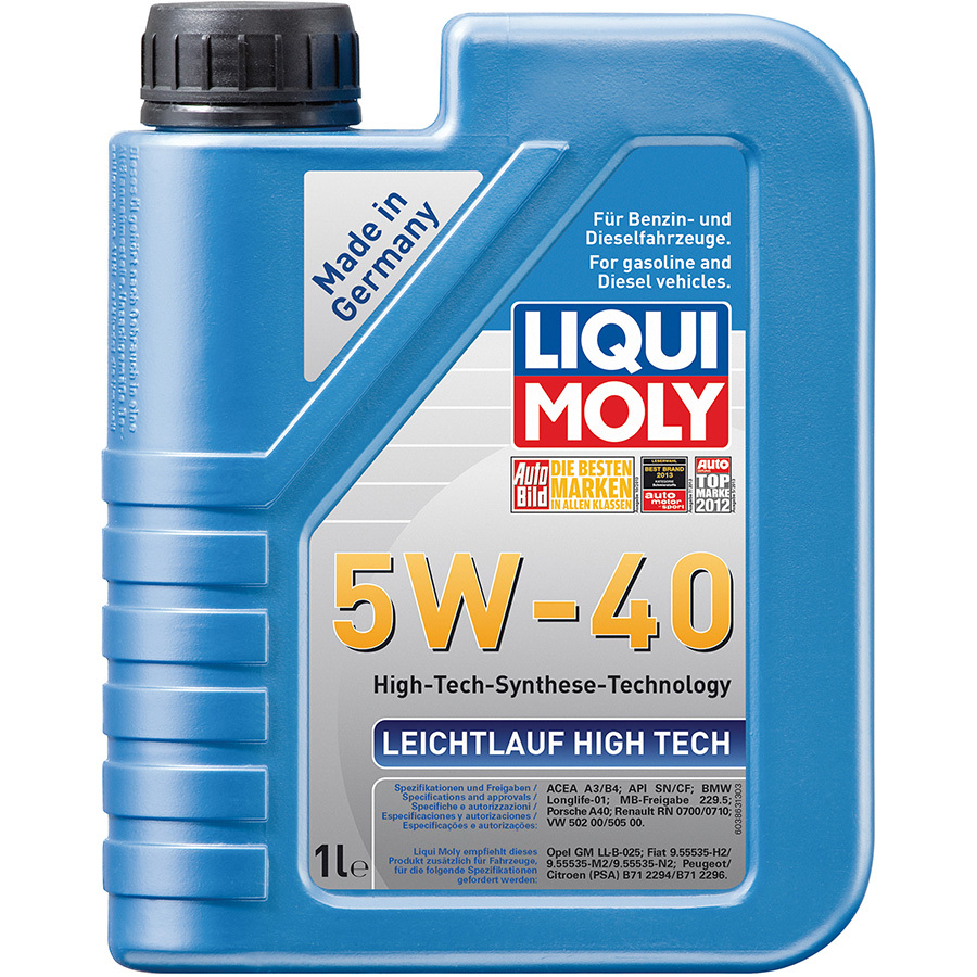 Моторное масло Liqui Moly Leichtlauf High Tech 5W-40, 1 л