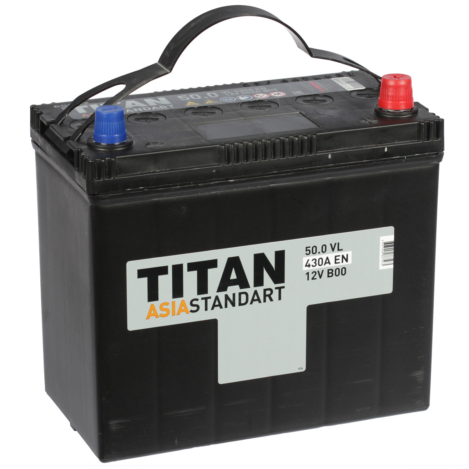 titan автомобильный аккумулятор titan 60 ач обратная полярность d23l Titan Автомобильный аккумулятор Titan Asia 50 Ач обратная полярность B24L