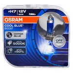 Лампа OSRAM Cool Blue Boost+50 - H7-55 Вт-5000К, 2 шт.