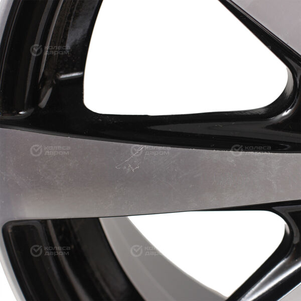 Колесный диск Tech Line 534  5.5xR15 4x100 ET45 DIA54.1 (уценка) глянцевый черный с полированной лицевой частью в Кувандыке