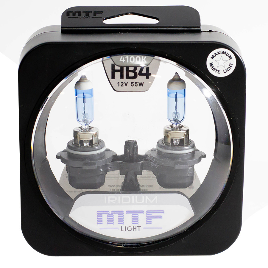 Автолампа MTF Лампа MTF Light Iridium - HB4-55 Вт-4100К, 2 шт.