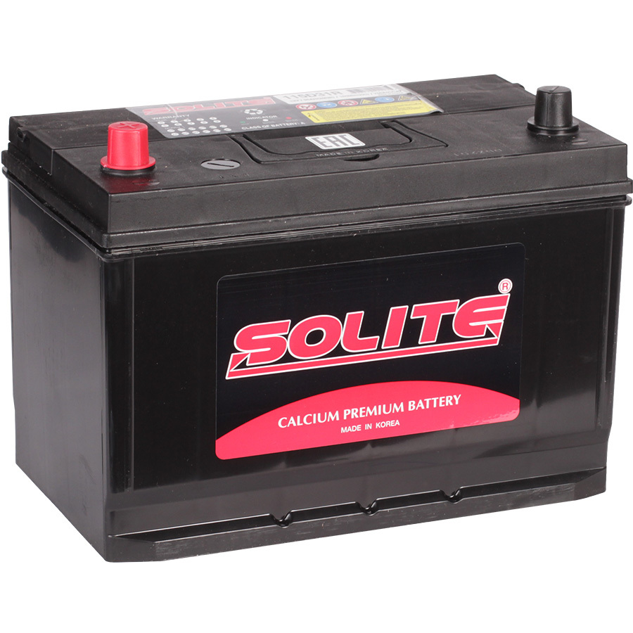 Solite Автомобильный аккумулятор Solite Asia 95 Ач прямая полярность D31R exide автомобильный аккумулятор exide 95 ач прямая полярность d31r
