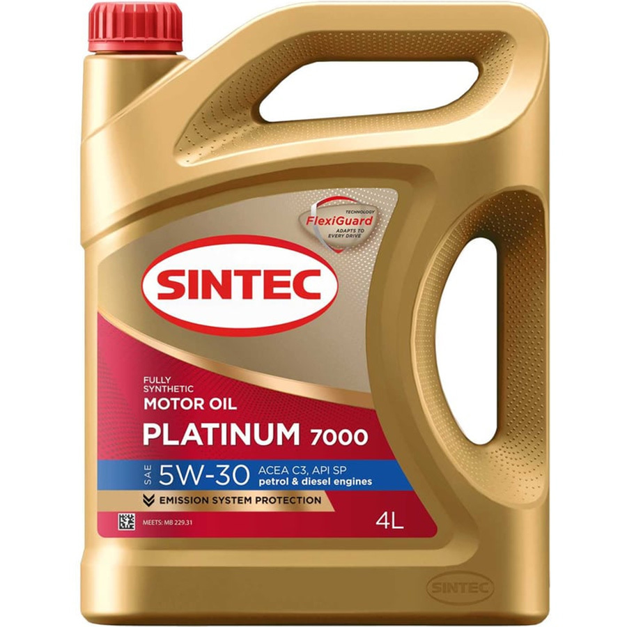 Моторное масло Sintec Platinum 7000 5W-30, 4 л