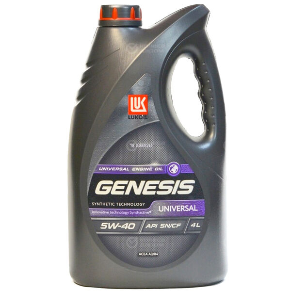 Моторное масло Lukoil Genesis Universal 5W-40, 4 л в Зиме