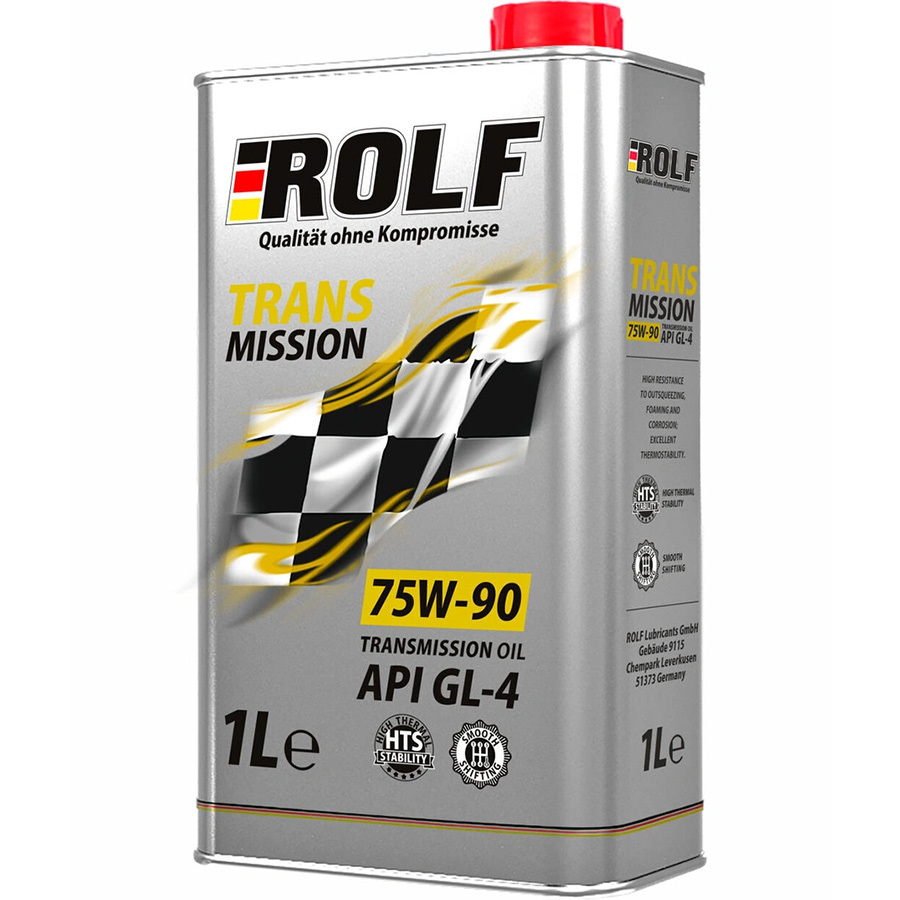 Rolf Масло трансмиссионное ROLF Transmission GL-4 75w90 1л трансмиссионное масло eni agip rotra fe 75w 80 60 л