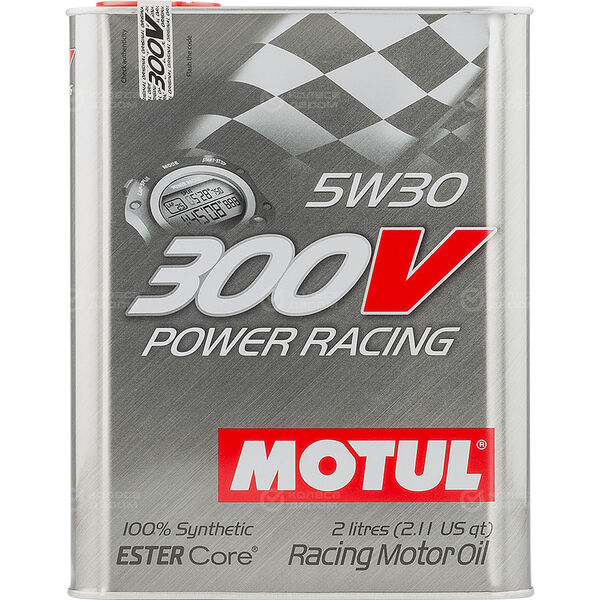 Моторное масло Motul 300V Power Racing 5W-30, 2 л в Москве