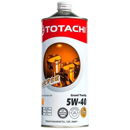 Totachi Моторное масло Totachi Grand Touring F-Synth SN 5W-40, 1 л масло моторное totachi premium diesel cj 4 sn 5w 40 синтетическое 1 л