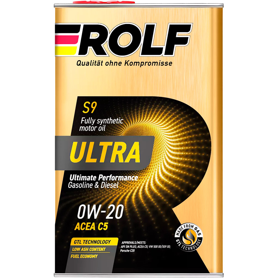 Моторное масло Rolf Ultra 0W-20, 1 л