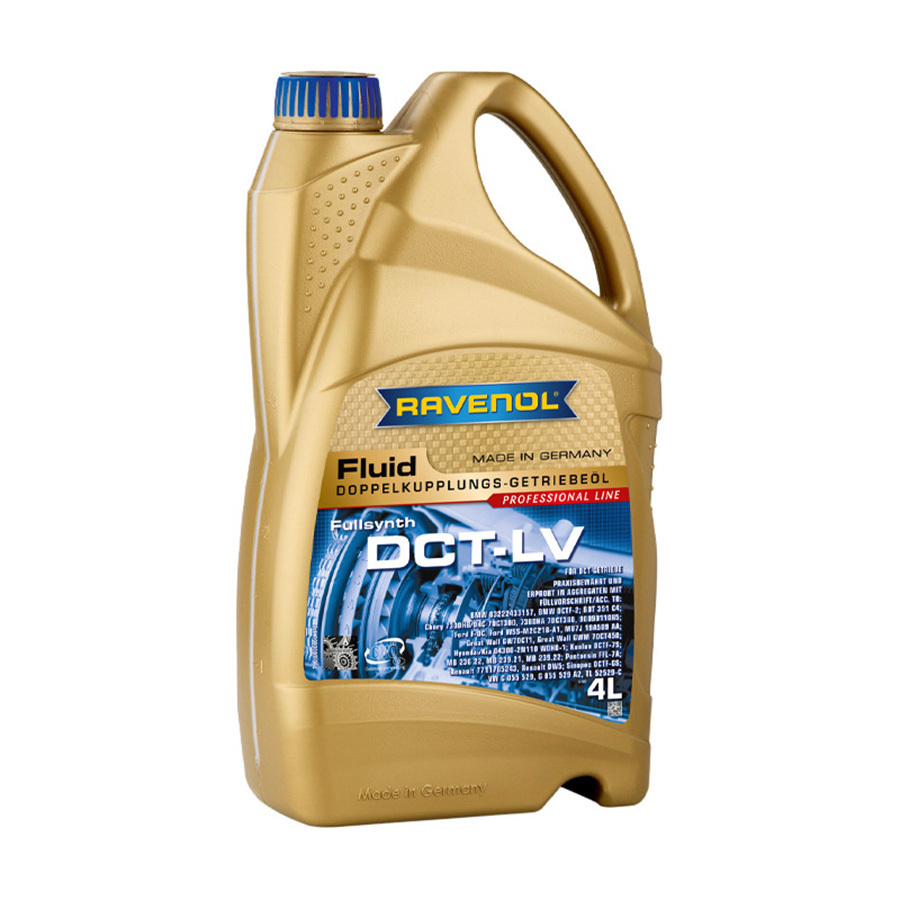 Трансмиссионное масло Ravenol DCT-LV Fluid DCT/DSG Getriebe Fluid, 4 л