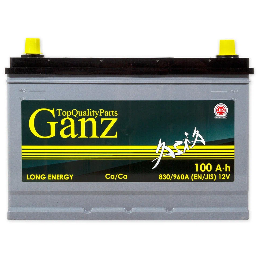 GANZ Автомобильный аккумулятор GANZ Asia EFB 100 Ач обратная полярность D31L