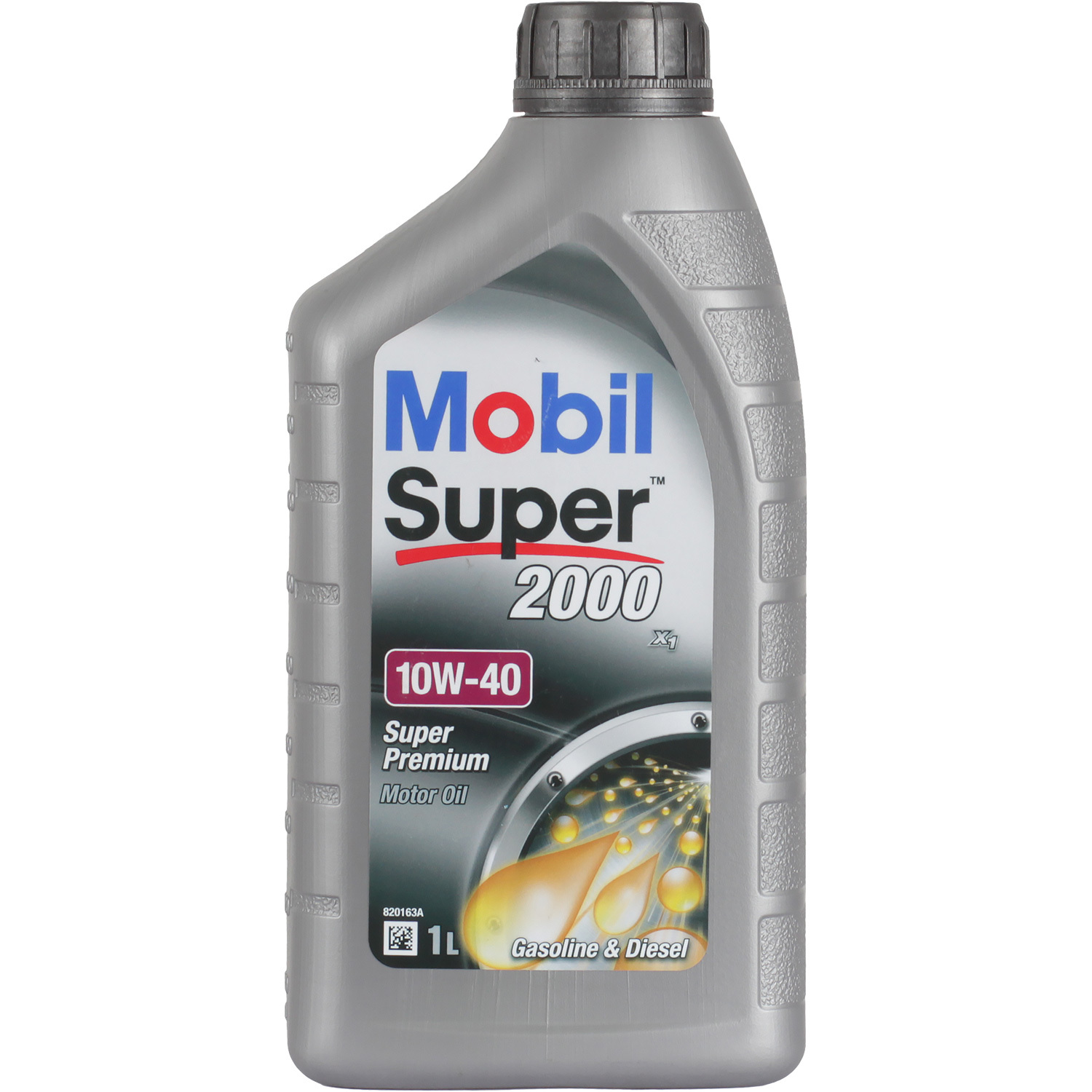 Mobil Моторное масло Mobil Super 2000 X1 10W-40, 1 л синтетическое моторное масло mobil delvac mx extra 10w 40 20 л
