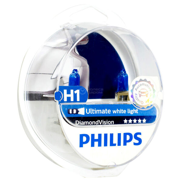 Лампа PHILIPS Diamond Vision - H1-55 Вт-5000К, 1 шт. в Сыктывкаре