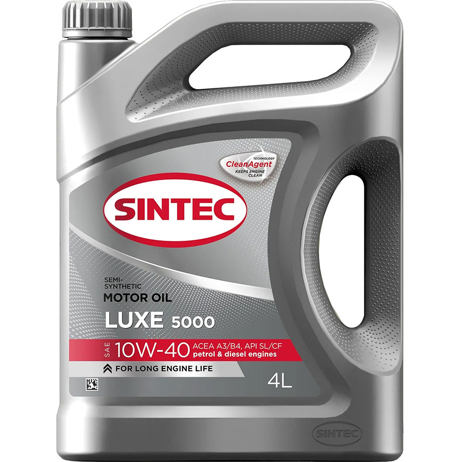 Моторное масло Sintec Luxe 5000 10W-40, 4 л