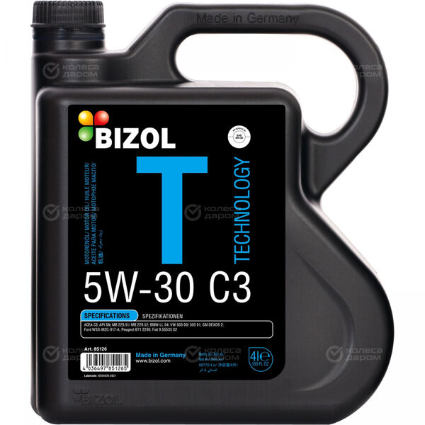 Моторное масло Bizol Technology 5W-30, 4 л в Москве