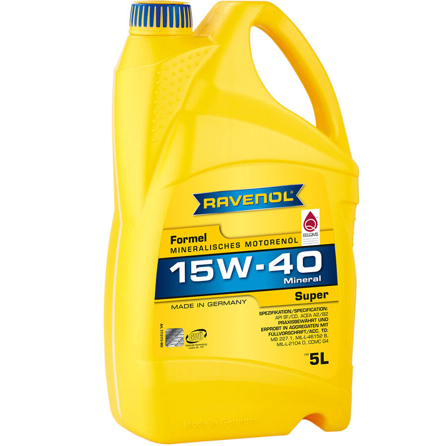 Моторное масло Ravenol Formel Diesel Super 15W-40 5 л 5796₽