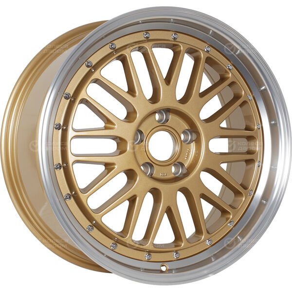 Колесный диск Keskin Tuning KT22  8.5xR19 5x112 ET45 DIA72.6 золотой с полированным ободом в Ишимбае