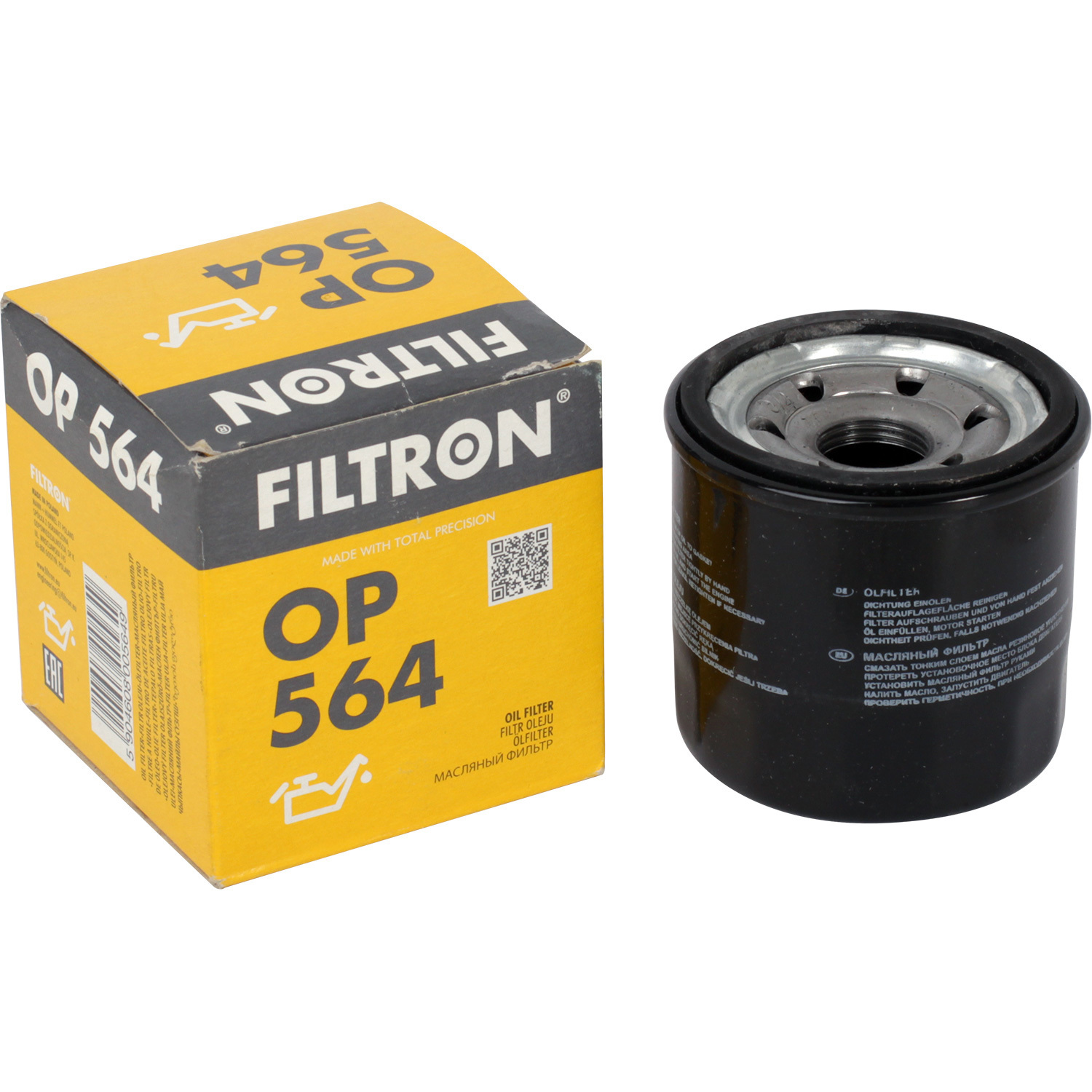 Фильтры Filtron Фильтр масляный Filtron OP564 масляный фильтр filtron op564