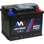 Автомобильный аккумулятор MyWay 60 Ач прямая полярность L2(уценка)