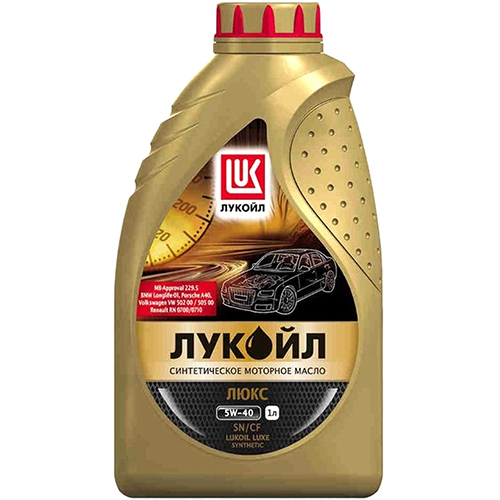 цена Lukoil Моторное масло Lukoil Люкс 5W-40, 1 л