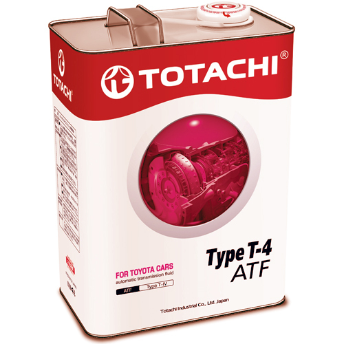 Totachi Масло трансмиссионное TOTACHI ATF TYPE T-IV 4л (art.4562374691025) масло трансмиссионное роснефть kinetic atf type t iv 4 л