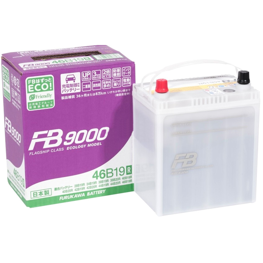 Автомобильный аккумулятор Furukawa Battery 9000 43 Ач прямая полярность B19R