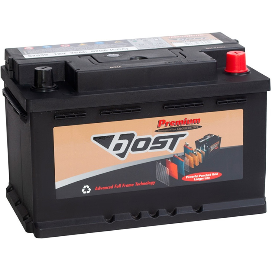 Bost Автомобильный аккумулятор Bost Premium 75 Ач обратная полярность LB3