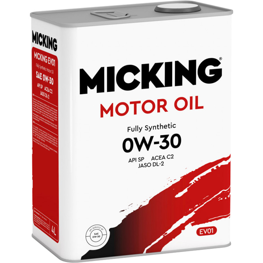 Micking Моторное масло Micking Evo1 0W-30, 4 л micking моторное масло micking evo2 5w 30 4 л