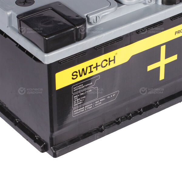 Автомобильный аккумулятор Switch 77 Ач обратная полярность L3 в Лянторе