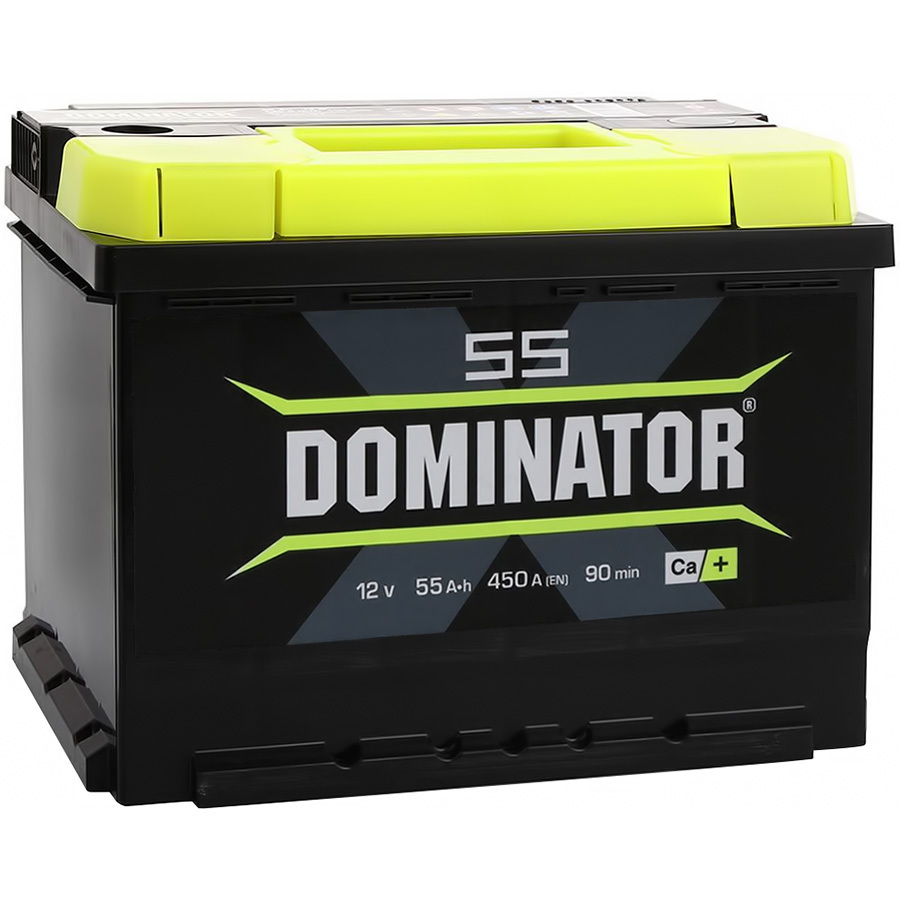 Dominator Автомобильный аккумулятор Dominator 60 Ач обратная полярность L2 uno автомобильный аккумулятор uno 60 ач обратная полярность l2