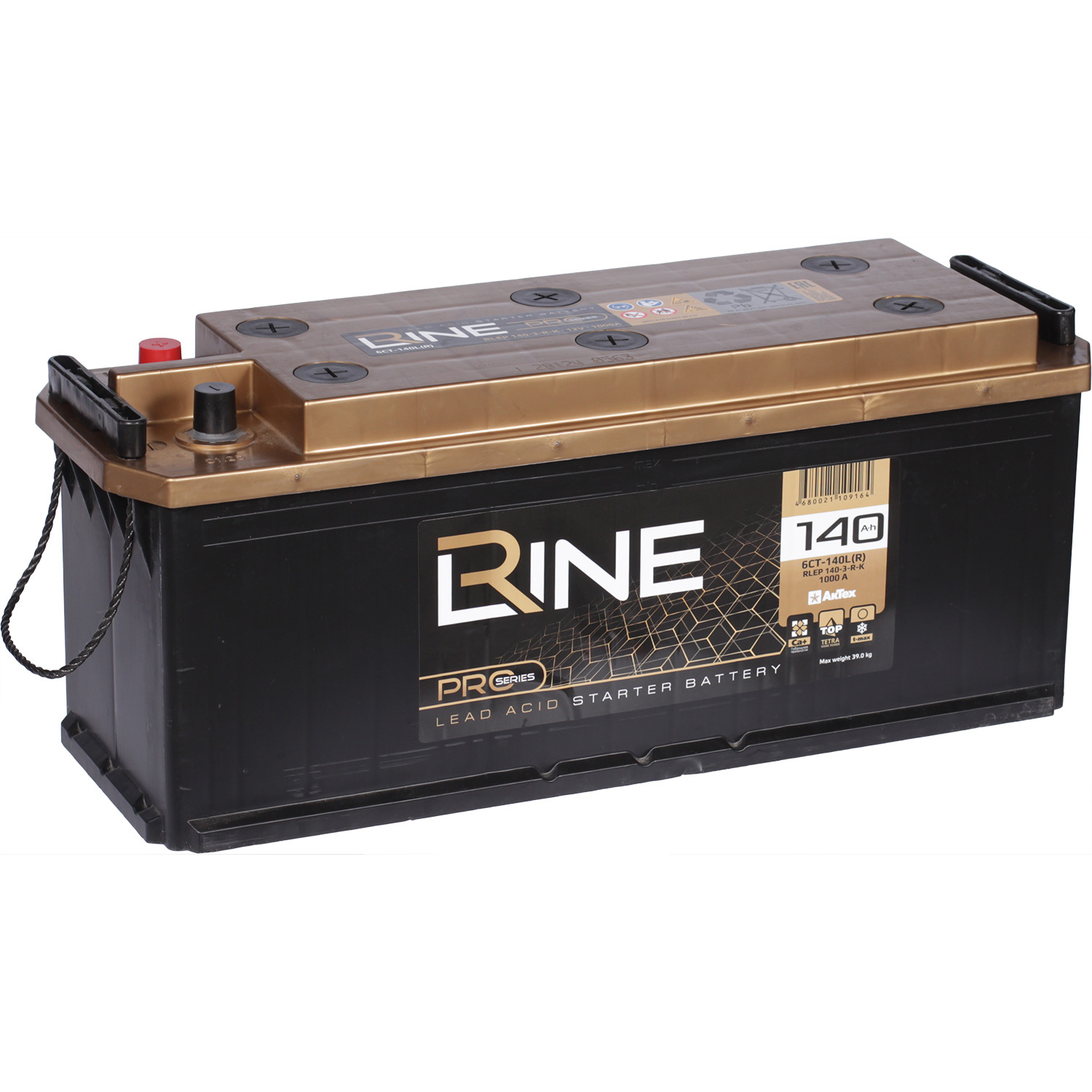 R-LINE Грузовой аккумулятор R-Line Pro 140Ач о/п конус