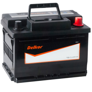 Автомобильный аккумулятор Delkor 61 Ач обратная полярность LB2