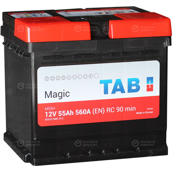 Автомобильный аккумулятор Tab Magic 55 Ач обратная полярность L1 в Гае