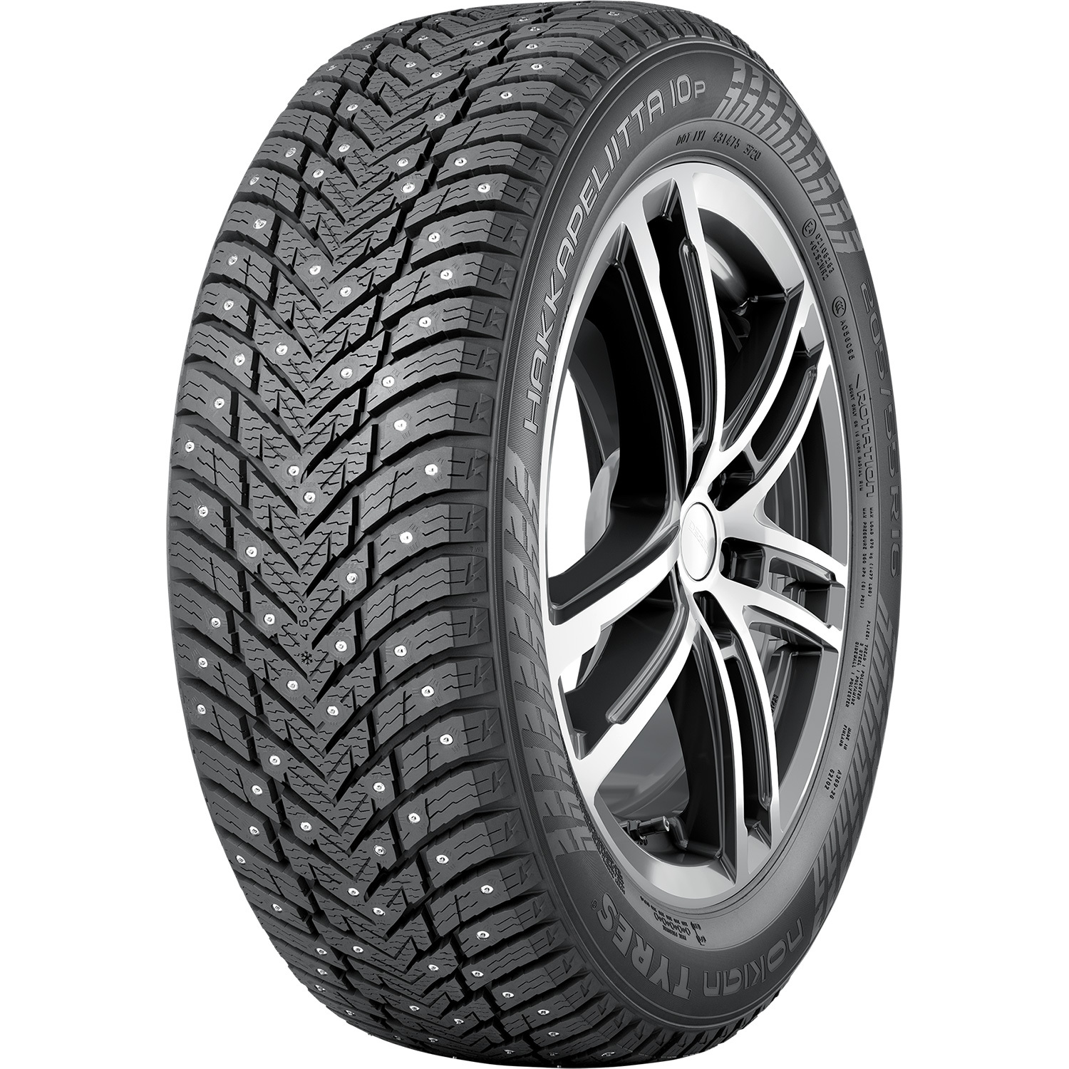 Nokian Tyres Hakkapeliitta 10p 225/40 R18 92T Шипованные