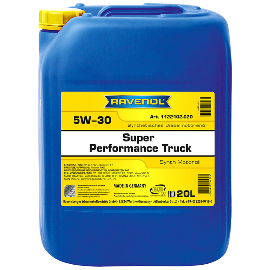 Масло моторное Ravenol Super Performance Truck 5W-30 20л