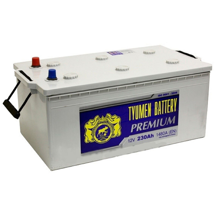 Грузовой аккумулятор Tyumen Battery Premium 230Ач о/п конус