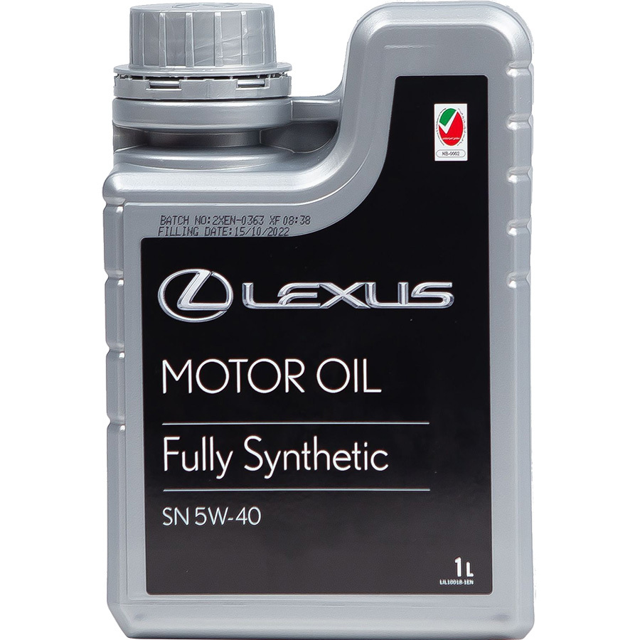 Toyota Моторное масло Toyota ENGINE OIL 5W-40, 1 л